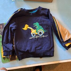 NWOT! 5pk toddler boys long sleeve tshirts